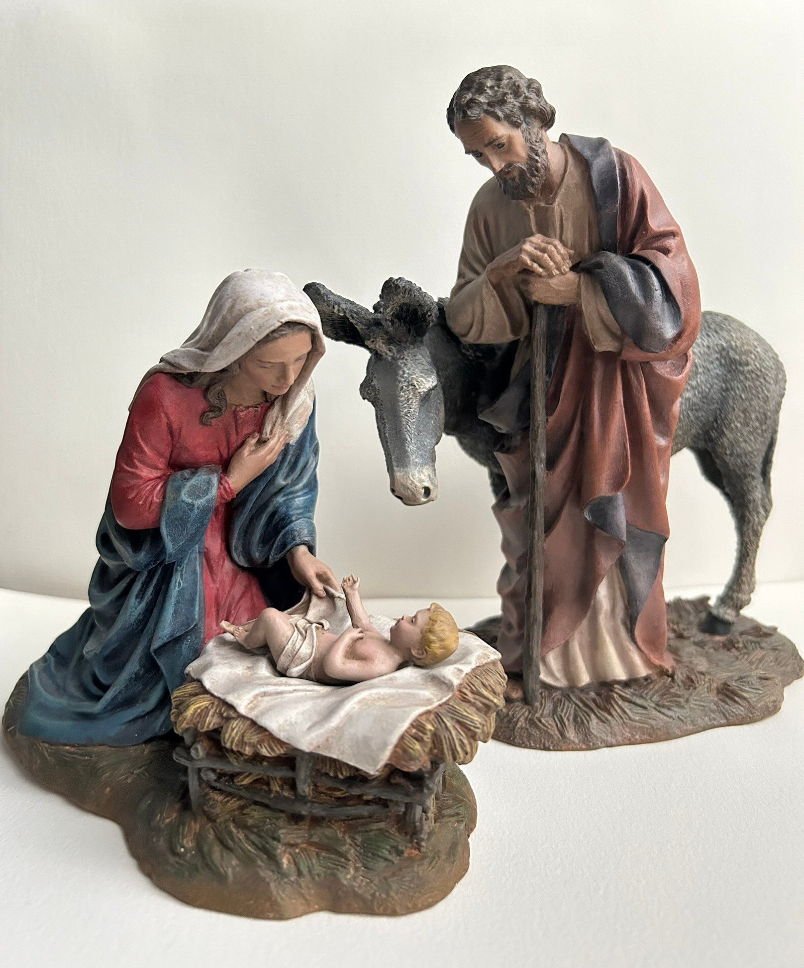 Nativity Scene Polychromy — Figures by Landi — Polychromy, photo 1