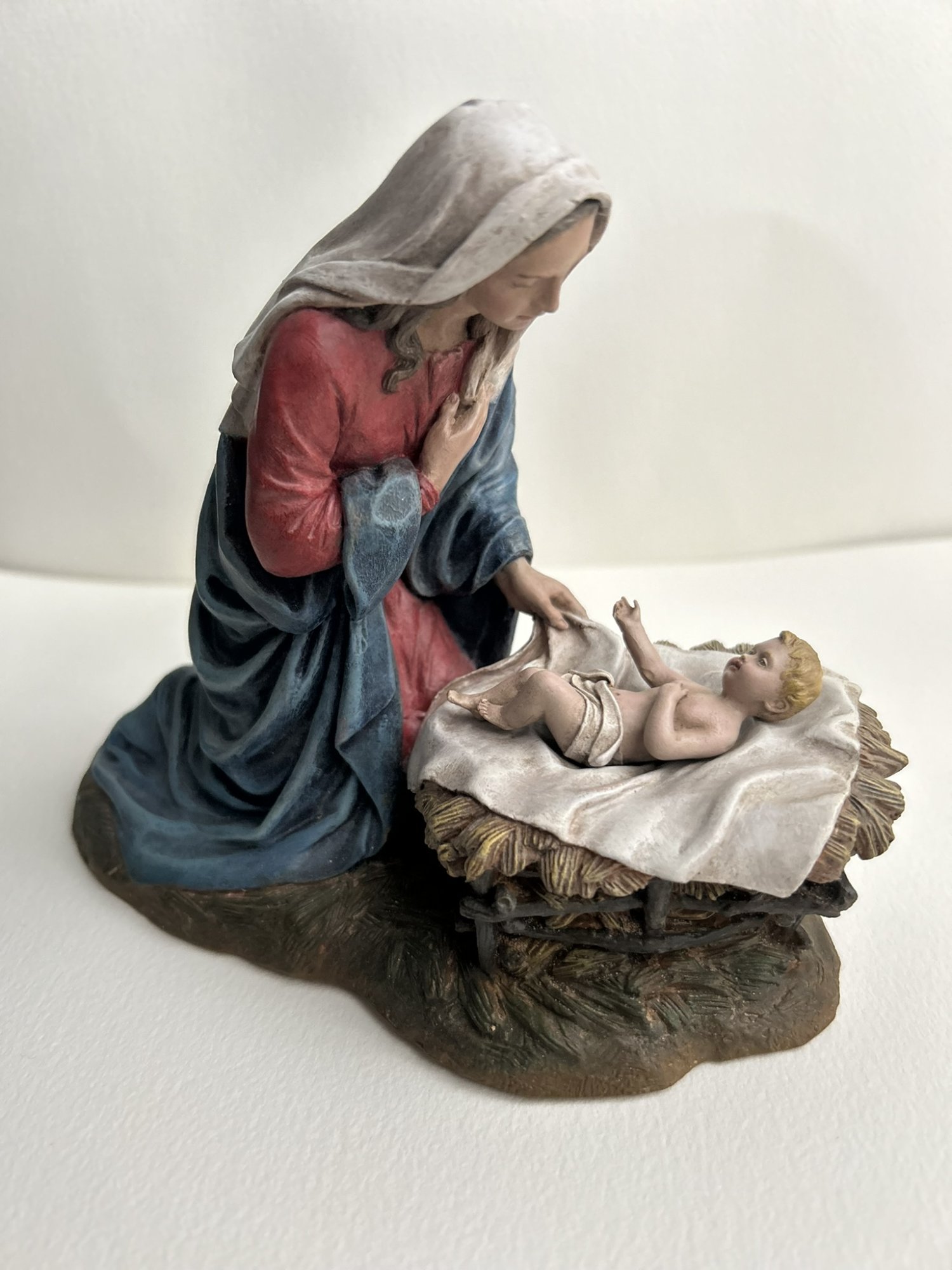 Nativity Scene Polychromy — Figures by Landi — Polychromy, photo 2