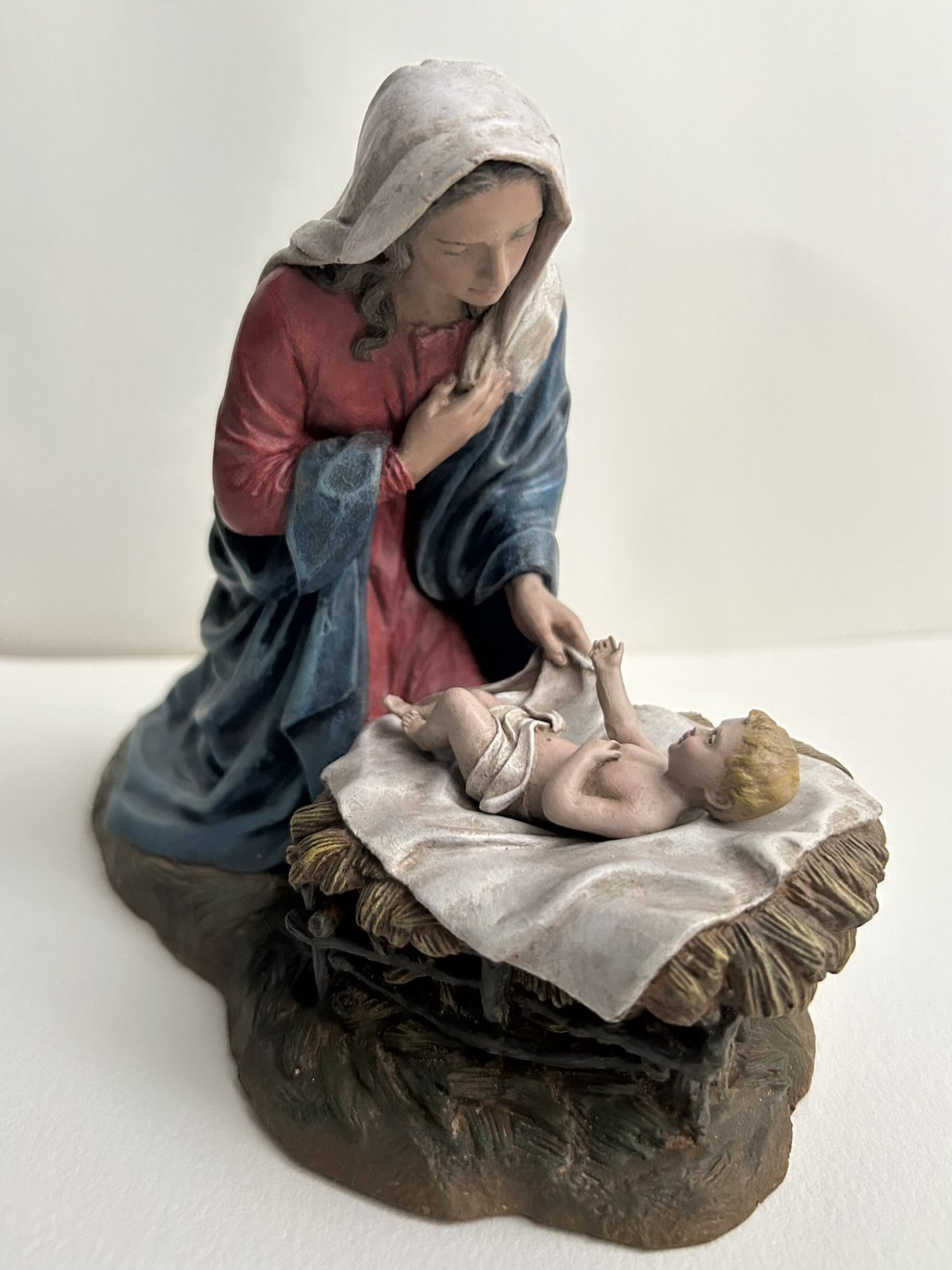 Nativity Scene Polychromy — Figures by Landi — Polychromy, photo 3