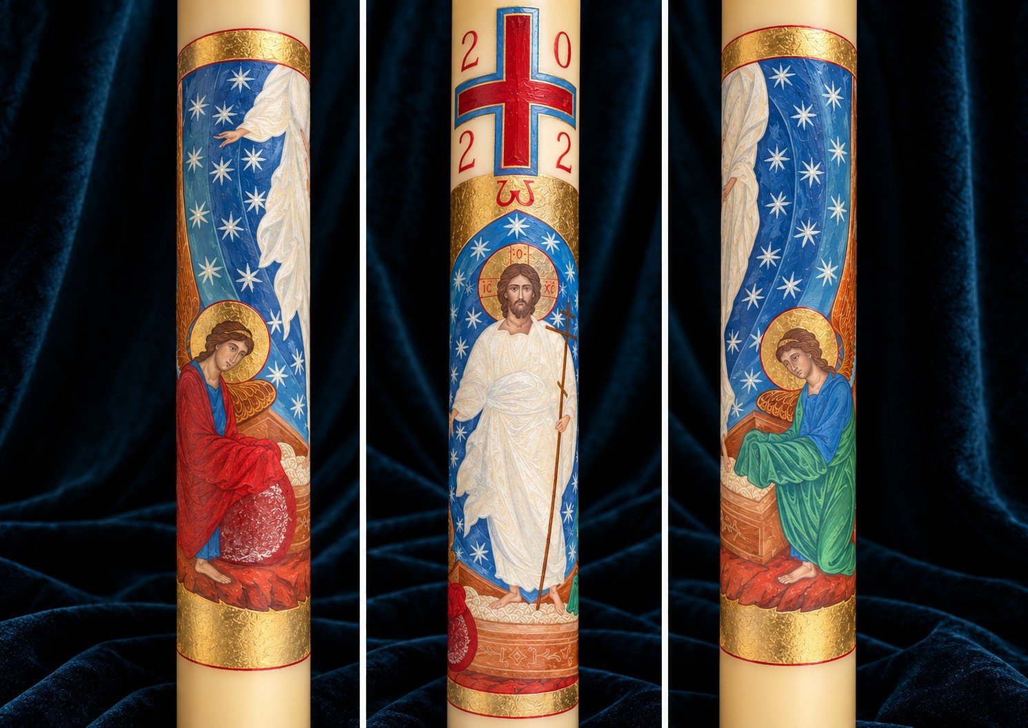 Paschal Candle Polychromy VII — Paschal candles, photo 1