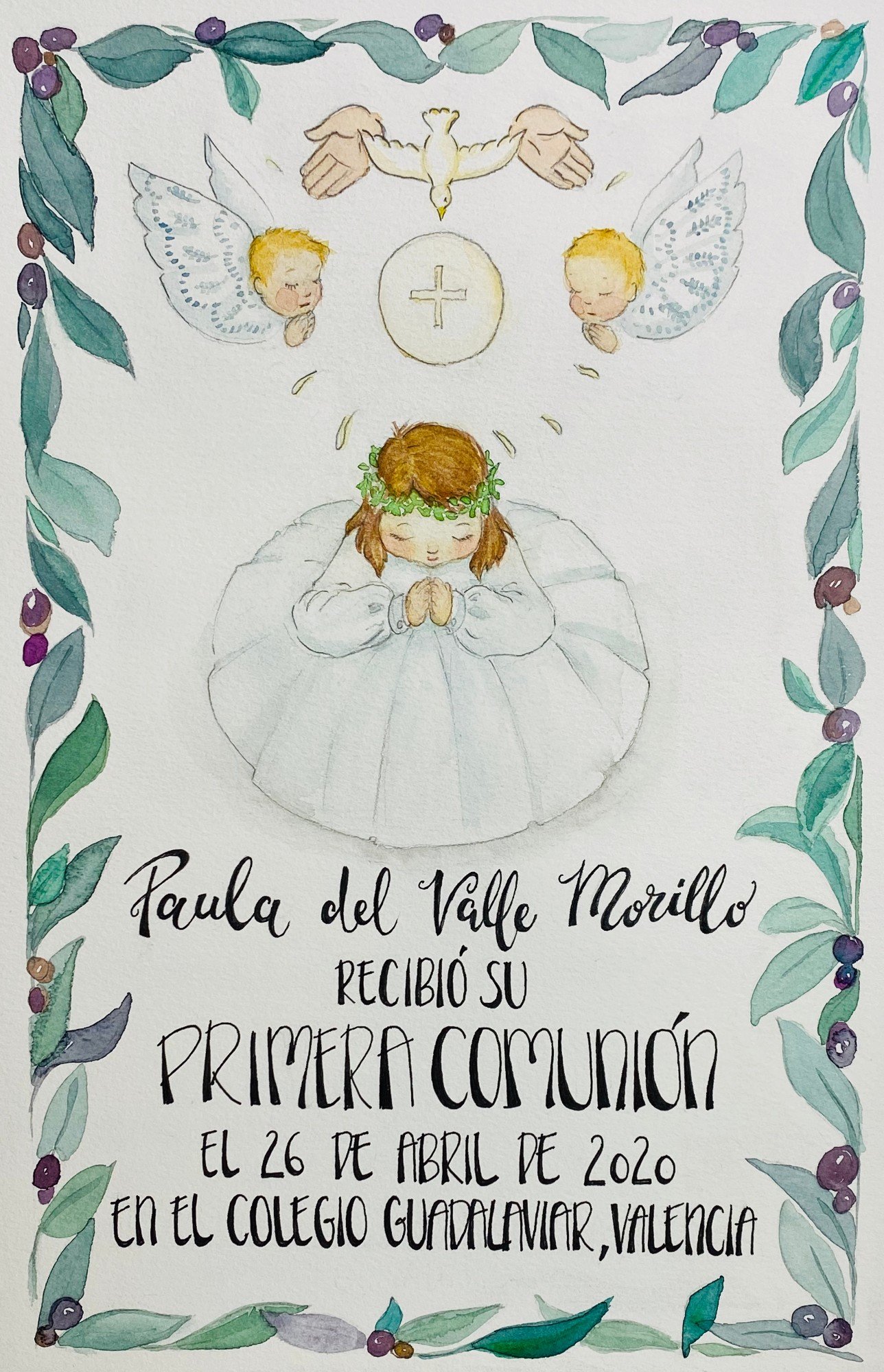 Recordatorios e invitaciones de Bautizo y Primera Comunión — Objetos de devoción, foto 1