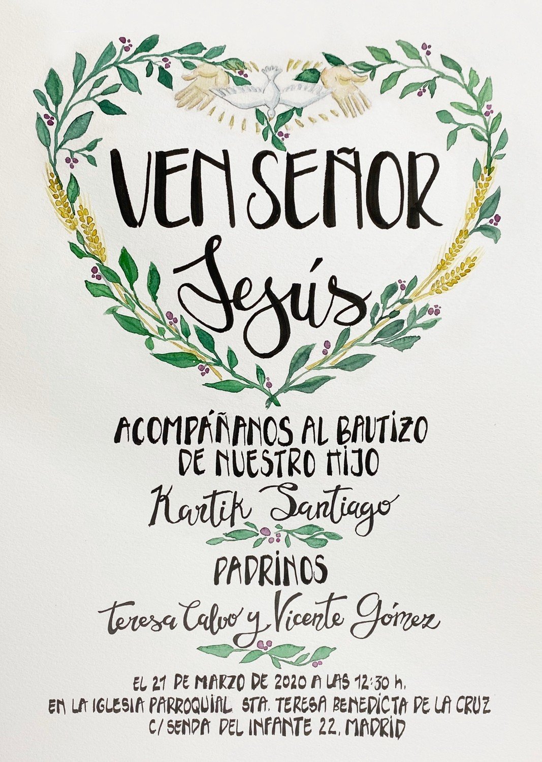 Recordatorios e invitaciones de Bautizo y Primera Comunión — Objetos de devoción, foto 2