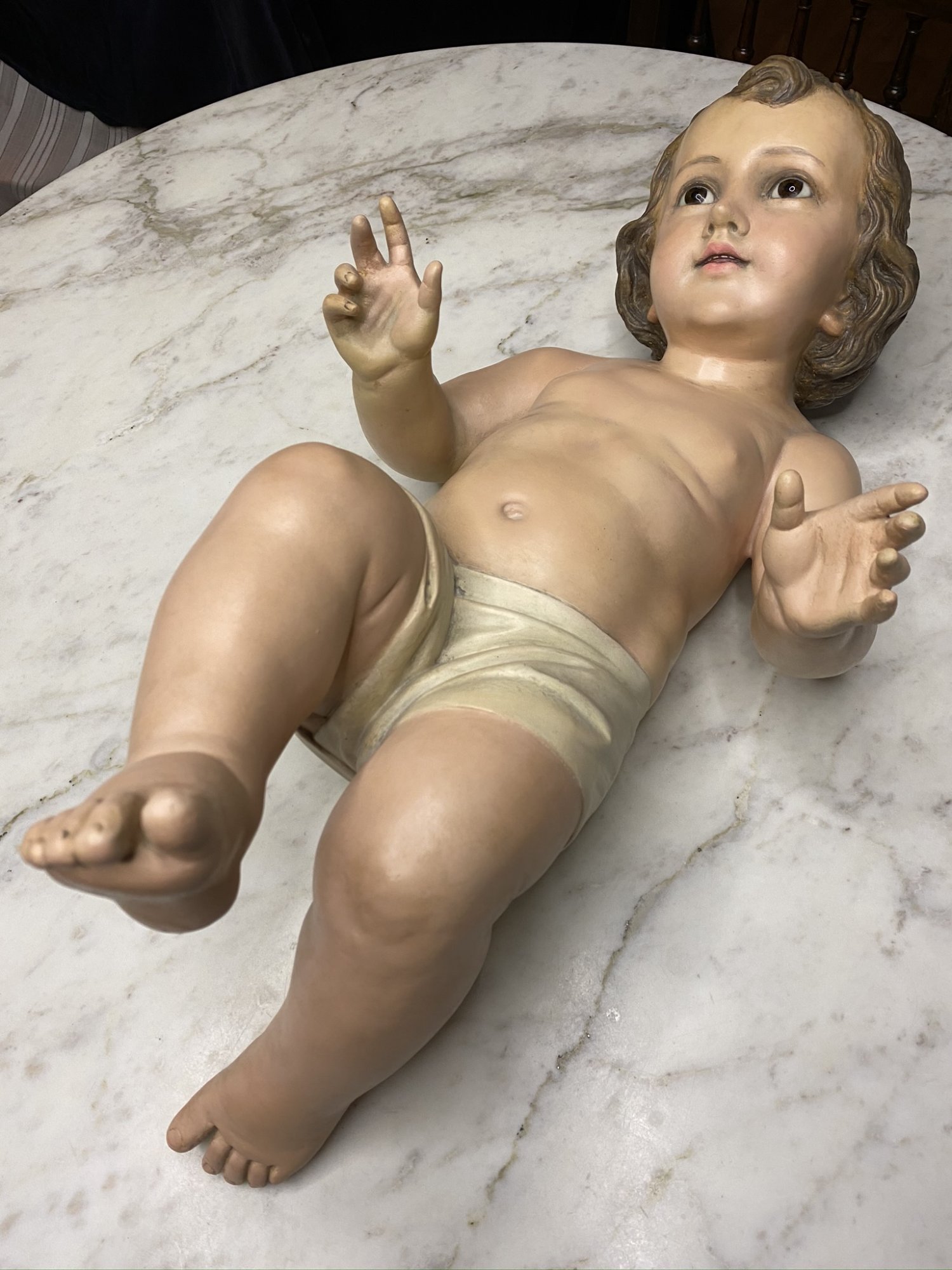 Repair and Repainting of an Infant Jesus Figure — Repairs and repainting, photo 3