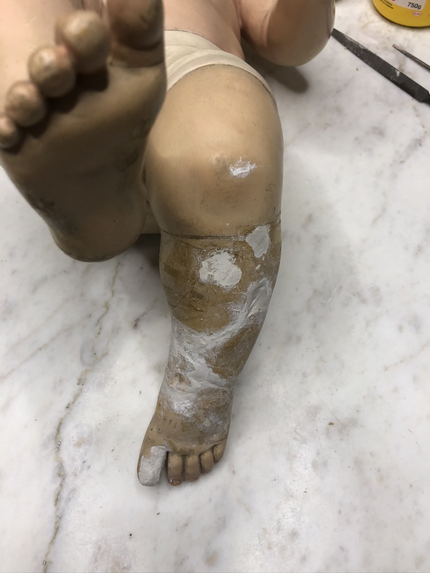 Repair and Repainting of an Infant Jesus Figure — Repairs and repainting, photo 6