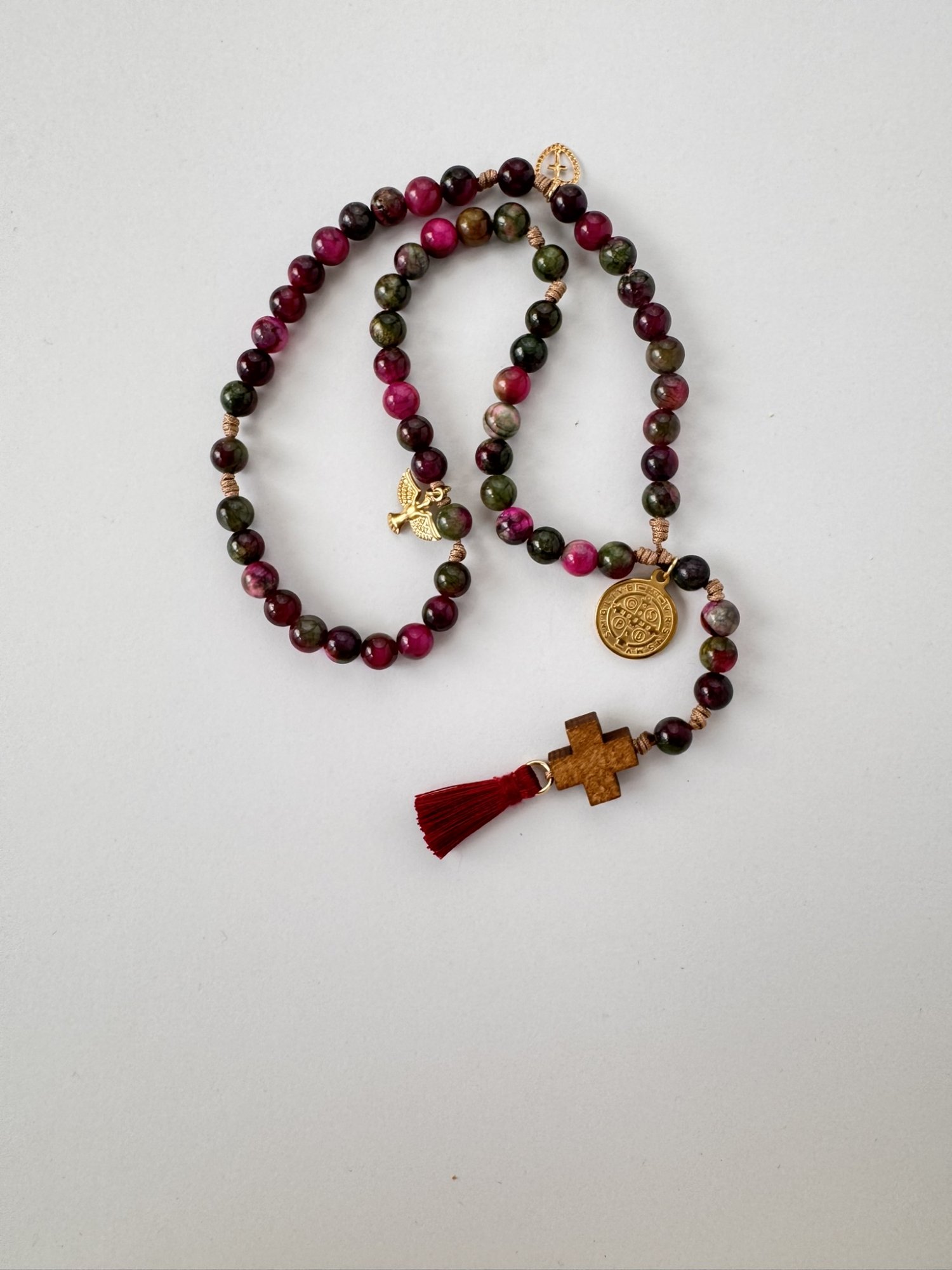 Rosario de piedras semi-preciosas III — Objetos de devoción, foto 1