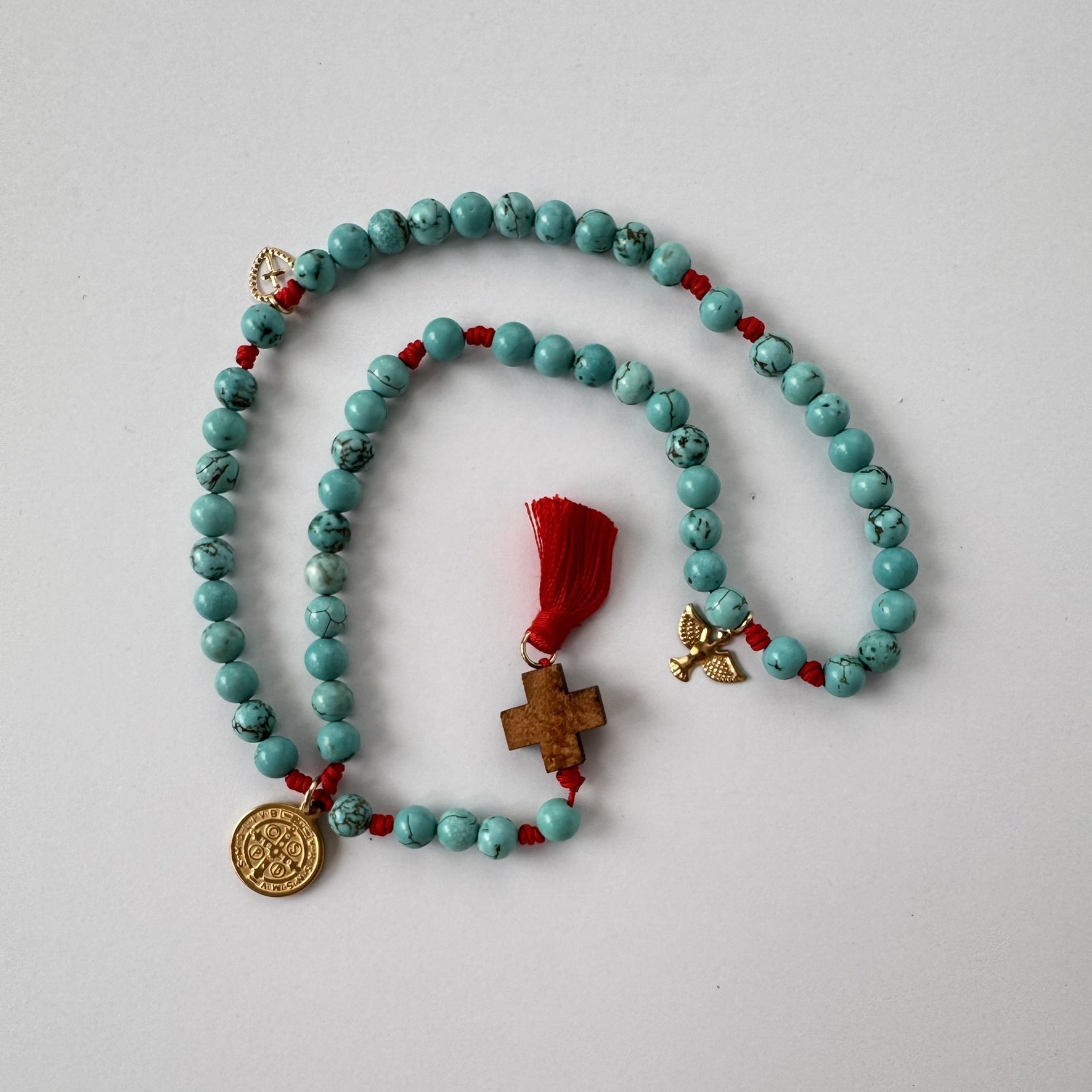 Rosario de piedras semi-preciosas IV — Objetos de devoción, foto 1