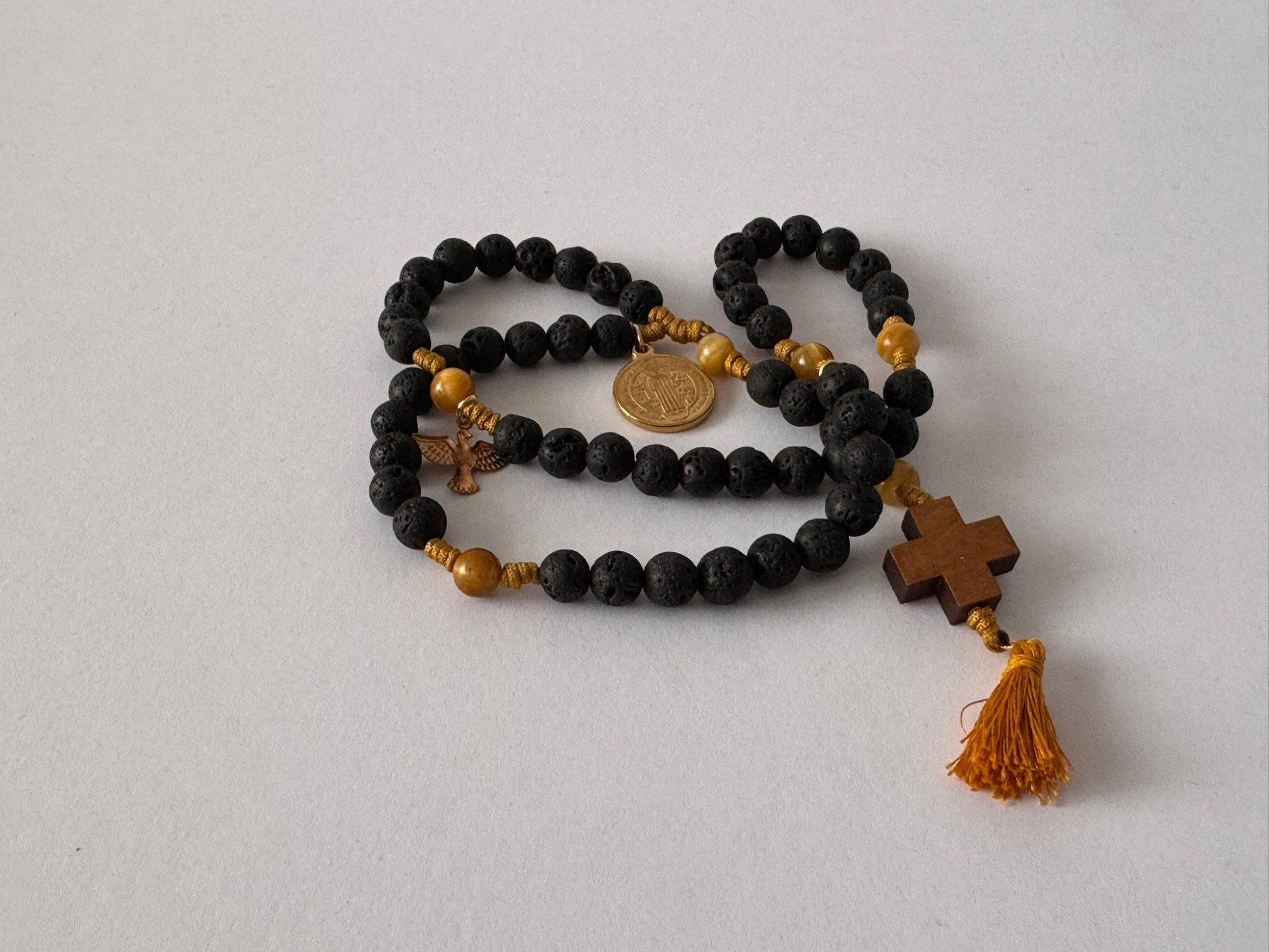 Semiprecious Stone Rosary V — Devotional objects, photo 1